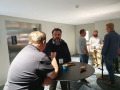 Markus Westberg och Dana platschef på SCAN i Linköping